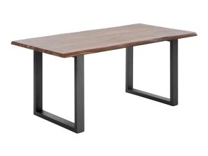 Masívny jedálenský stôl Bullwer z palisandru, lakovaný, hnedý – 230×100 cm