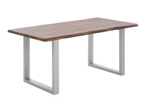 Masívny jedálenský stôl Bullwer z palisandru, lakovaný, hnedý – 230×100 cm