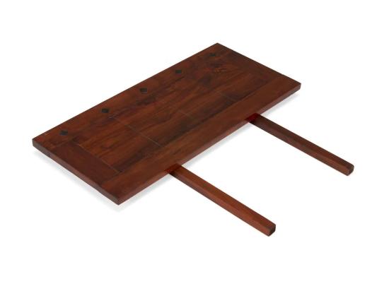 Masivní připínací deska Texas z akáciového dřeva, lakovaná, hnědá – 40×90×6 cm