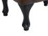 Taburet Chesterfield Pittsfield z pravé kůže, hnědý