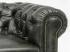 Dvoumístná pohovka Chesterfield z pravé kůže, zelená – 155×90×72 cm