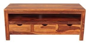 Drevený tv stolík z masívu palisander 120x50x40