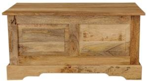 Truhla drevená 90x45x45 z masívu mango
