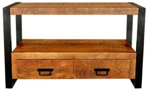 TV stolík masív z dreva mango 100x60x45