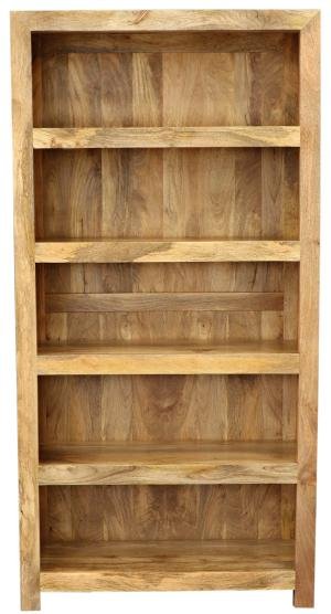 Knižnica do obývačky 90x180x35 z masívu mango