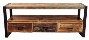 TV stolík z recyklovaného mangového dreva 150x60x45