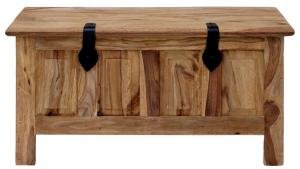 Truhla drevená 90x45x45 z indického masívu palisander