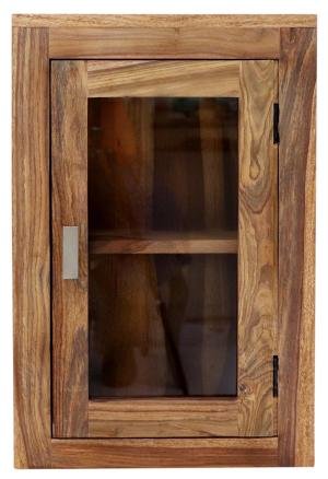 Závesná skrinka do kúpeľne 40x60x15 z dreva palisander