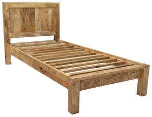 Drevená posteľ 90x200 z masívu mango