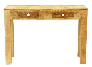 Drevený toaletný stolík z masívu mango 110x76x40