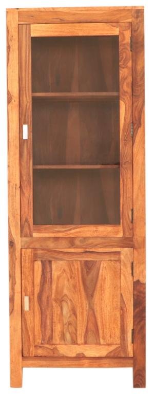 Vitrína z masívu dreva palisander 65x180x45