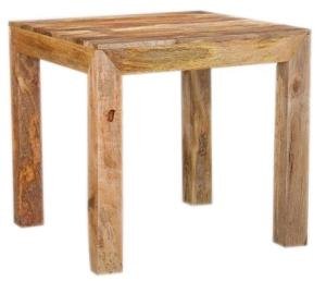 Jedálenský stôl pre 2 až 4 osoby z dreva mango 80x80