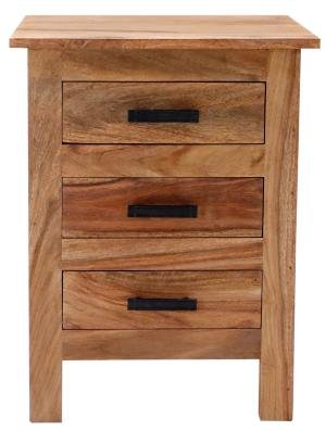 Masívny nočný stolík z dreva palisander 45x40x60