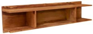 Polica závesná z dreva palisander 120x30x22