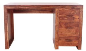 Počítačový stôl masív z dreva palisander 130x76x70