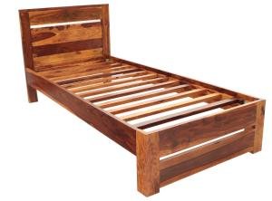 Masívna posteľ 90x200 z dreva palisander