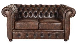 Pohovka Chesterfield dvojmiestna
