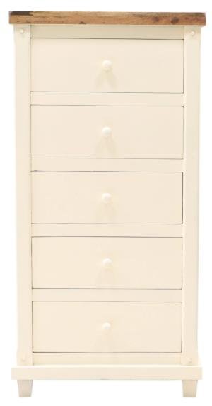 Vysoká komoda z masivu z mangového dreva 60x120x45
