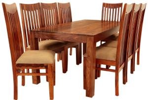Jedálenský set pre 8 osôb z indického masívu palisander