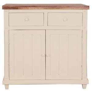 Komoda rustikálna z dreva mango 90x90x45