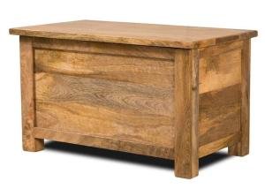 Drevená truhla na bielizeň 90x45x45 z masívu mango