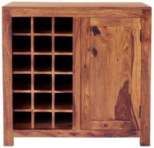 Drevená vinotéka 90x90x45 z masívu palisander