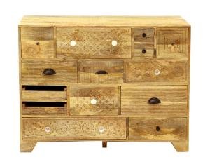 Komoda z mangového dreva 115x90x45