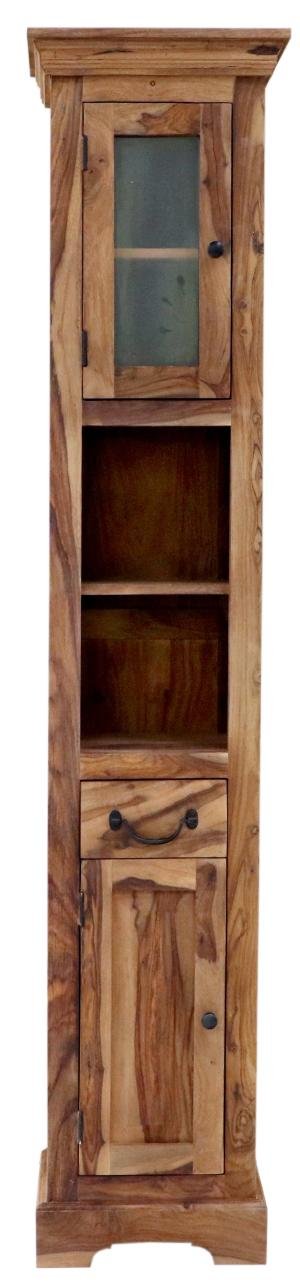 Skrinka do kúpeľne z indického masívu palisander 40x190x35