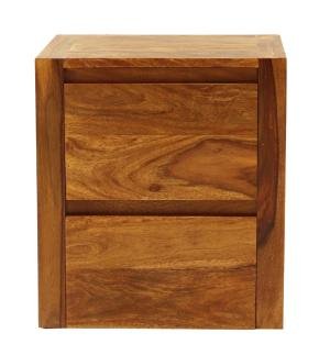 Masívny nočný stolík z dreva palisander 45x50x40