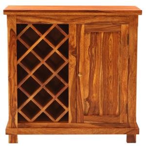 Domáca barová skriňa 90x90x45 z masívu palisander