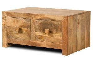 Drevený konferenčný stôl z masívu mango 90x40x60