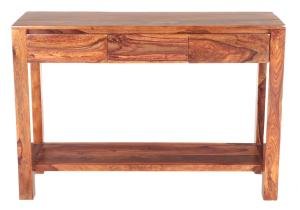 Konzolový stolík drevo palisander 130x76x35
