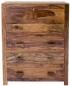 Komoda se šuplíky z masivu palisandr 90x120x45